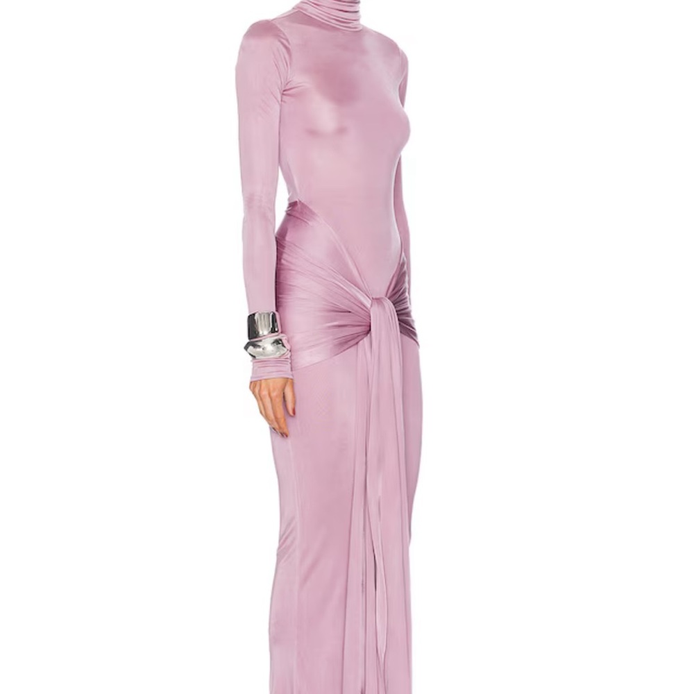 HELSA
Slinky Jersey Sarong Maxi Dress size Large
